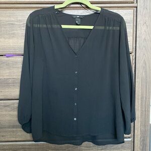 Women’s black blouse